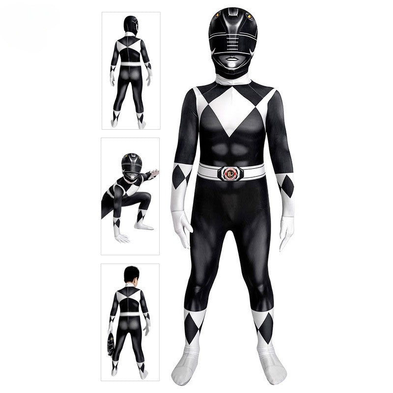 Mighty Morphin Power Rangers Dino Charge Superhero Jumpsuit for Adults & Kids - Coscosmos
