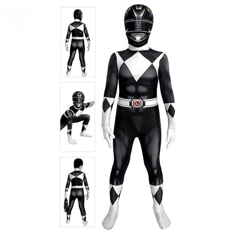 Mighty Morphin Power Rangers Dino Charge Superhero Jumpsuit for Adults & Kids - Coscosmos
