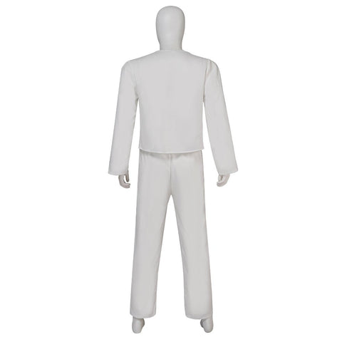 Mighty Morphin Power Rangers Tommy Oliver White Ranger Ninja Cosplay Costume - Coscosmos