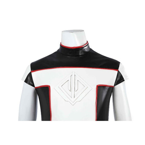 Mister Terrific Michael Holt Cosplay Costume White Leather Suit Halloween Outfit - Coscosmos