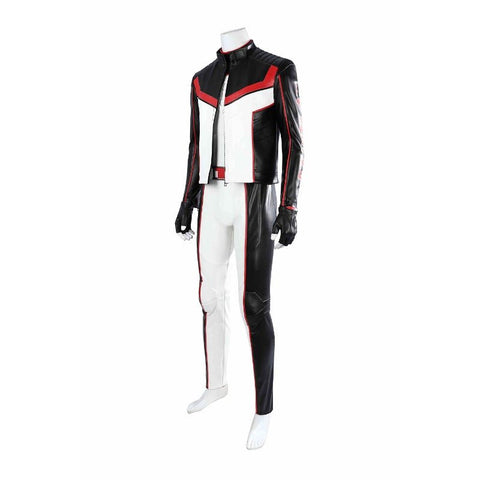 Mister Terrific Michael Holt Cosplay Costume White Leather Suit Halloween Outfit - Coscosmos