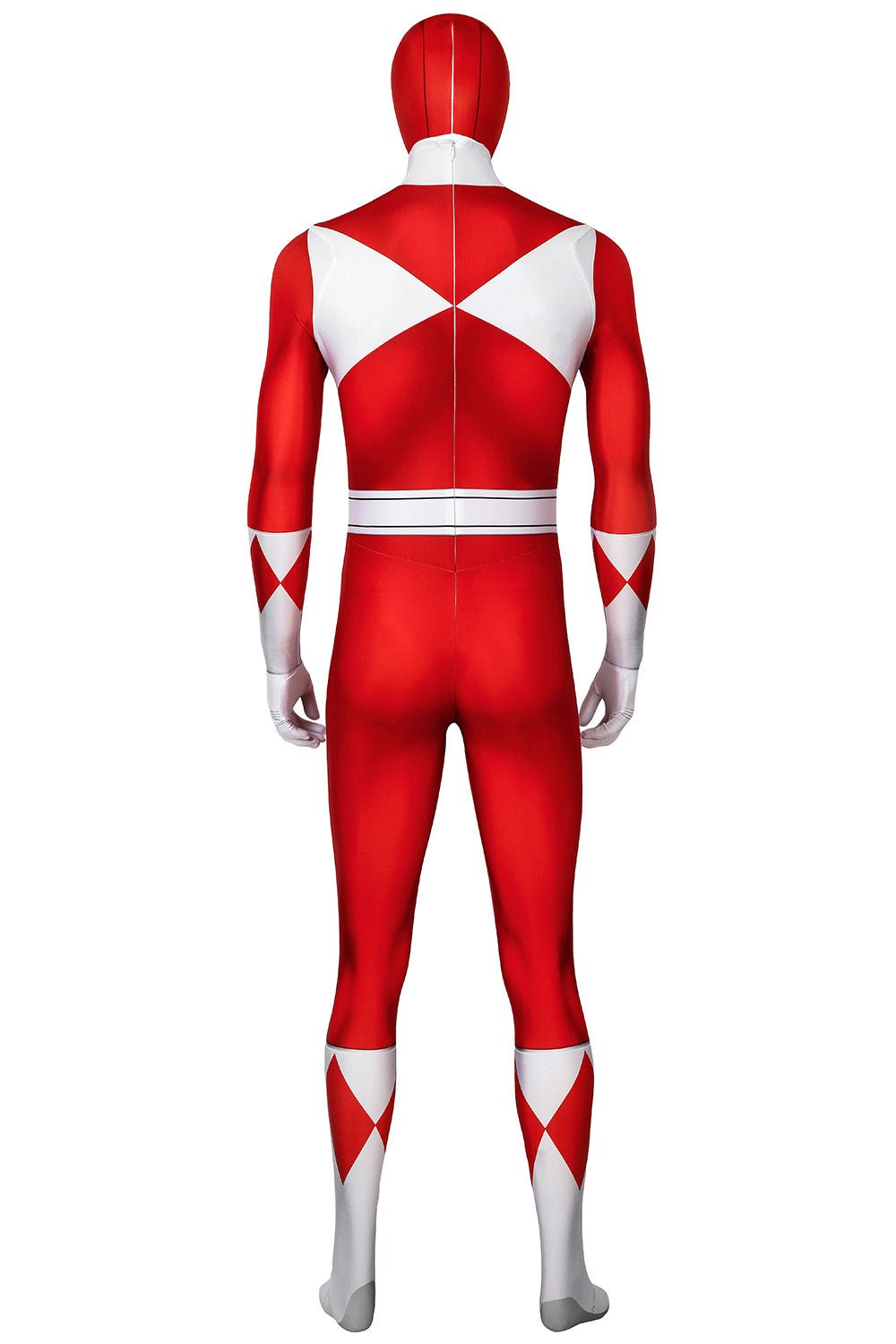 MMPR Red Ranger Suit Cosplay Jumpsuit – Mighty Morphin Power Rangers Costume - Coscosmos