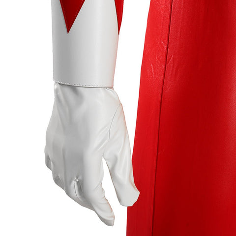 MMPR Red Ranger Suit Costume Cosplay Jumpsuit - Coscosmos