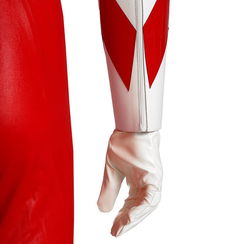 MMPR Red Ranger Suit Costume Cosplay Jumpsuit - Coscosmos