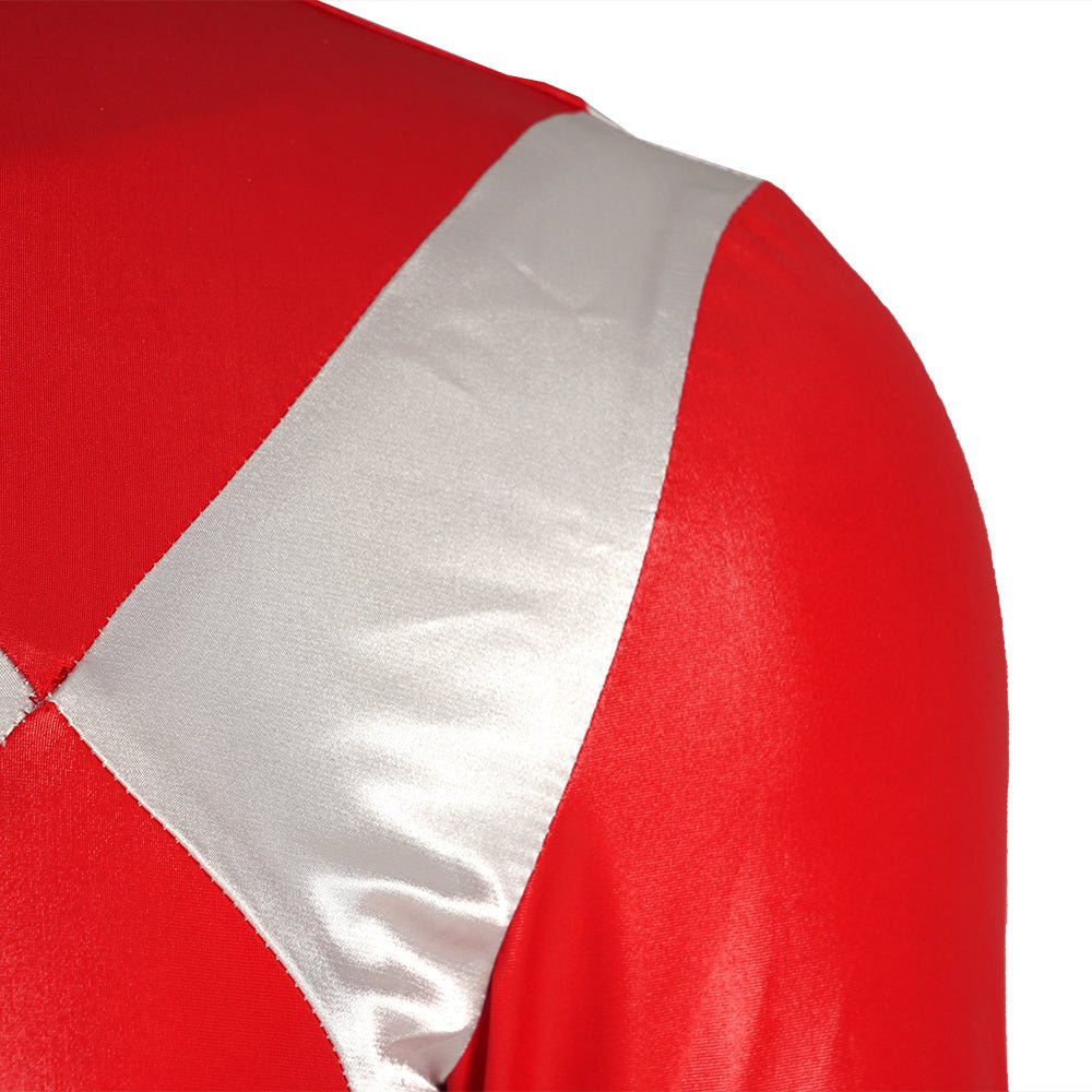 MMPR Red Ranger Suit Costume Cosplay Jumpsuit - Coscosmos