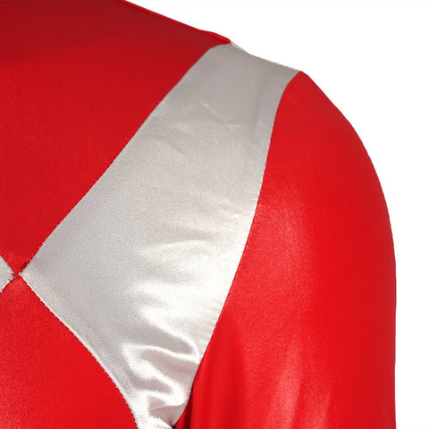 MMPR Red Ranger Suit Costume Cosplay Jumpsuit - Coscosmos