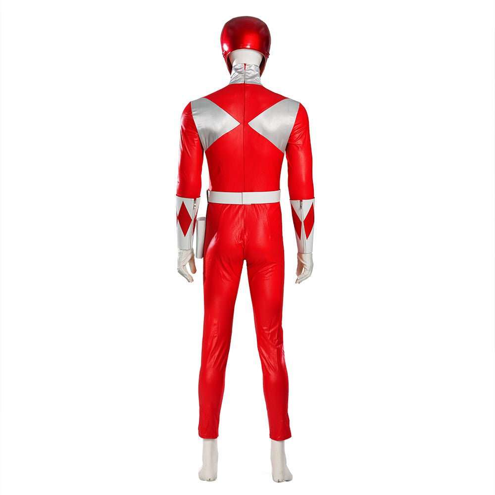 MMPR Red Ranger Suit Costume Cosplay Jumpsuit - Coscosmos