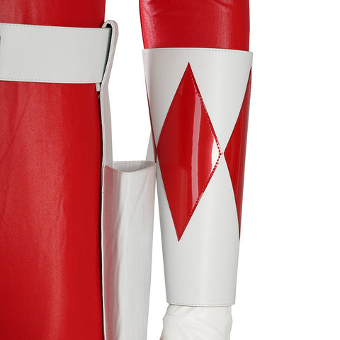 MMPR Red Ranger Suit Costume Cosplay Jumpsuit - Coscosmos