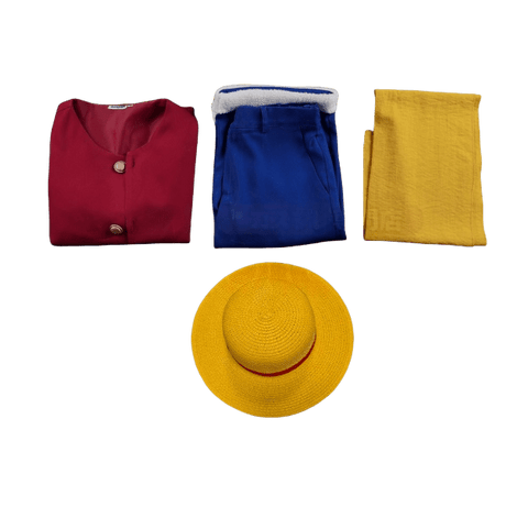 Monkey D. Luffy Cosplay Costume - Premium One Piece Anime Outfit - Coscosmos