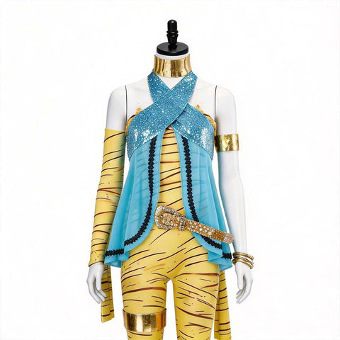 Monster High Cleo de Nile Cosplay Costume for Halloween Role Play and Themed Parties - Coscosmos