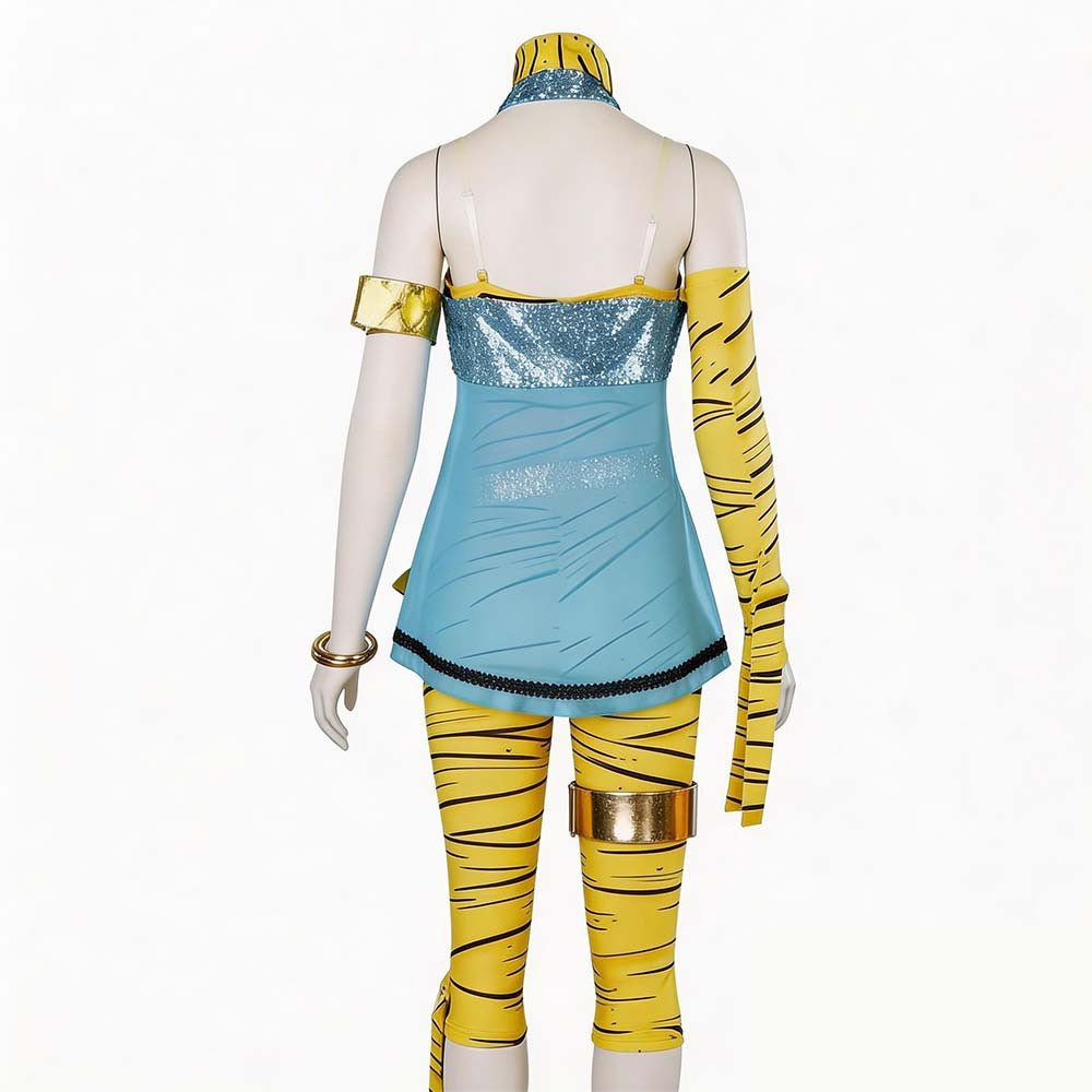Monster High Cleo de Nile Cosplay Costume for Halloween Role Play and Themed Parties - Coscosmos