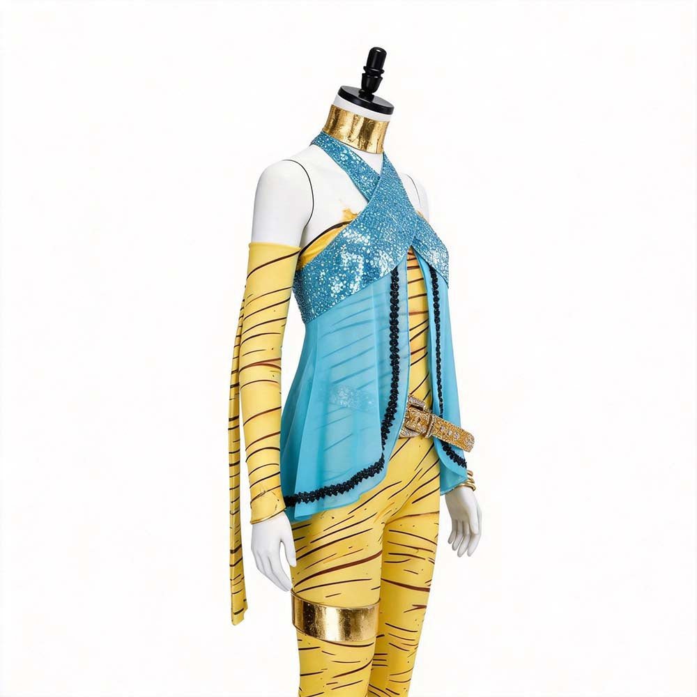 Monster High Cleo de Nile Cosplay Costume for Halloween Role Play and Themed Parties - Coscosmos