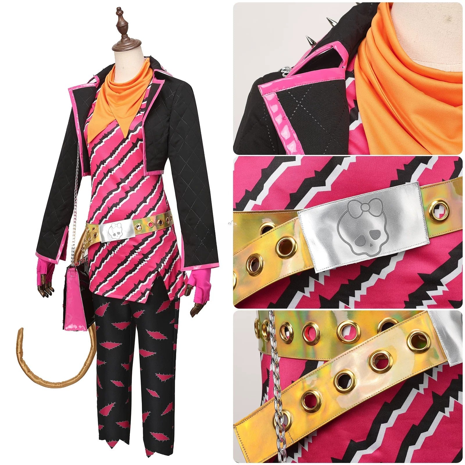 Monster High Toralei Stripe Custom-made Costume - Coscosmos