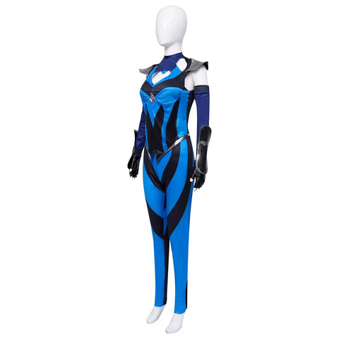 Mortal Kombat 11 Kitana Cosplay Costume Full Set Outfit - Coscosmos