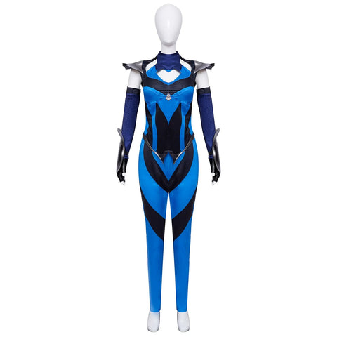 Mortal Kombat 11 Kitana Cosplay Costume Full Set Outfit - Coscosmos