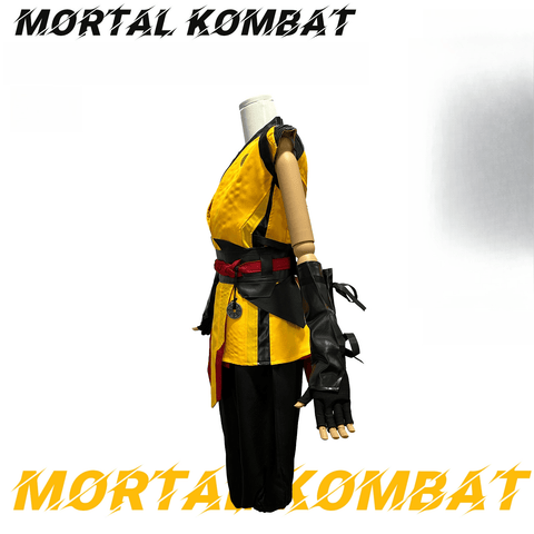Mortal Kombat Scorpion Cosplay Costume Men Halloween Roleplay Outfit - Coscosmos