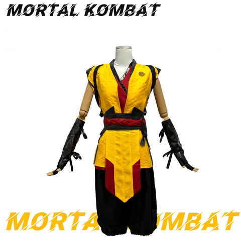Mortal Kombat Scorpion Cosplay Costume Men Halloween Roleplay Outfit - Coscosmos