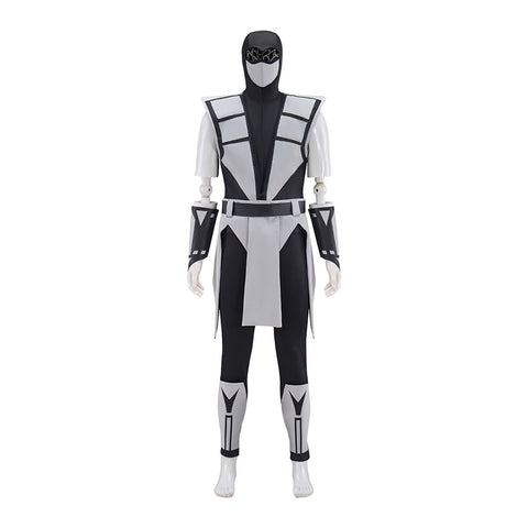 Mortal Kombat Smoke Grey Outfit - Premium Cosplay Costume - Coscosmos