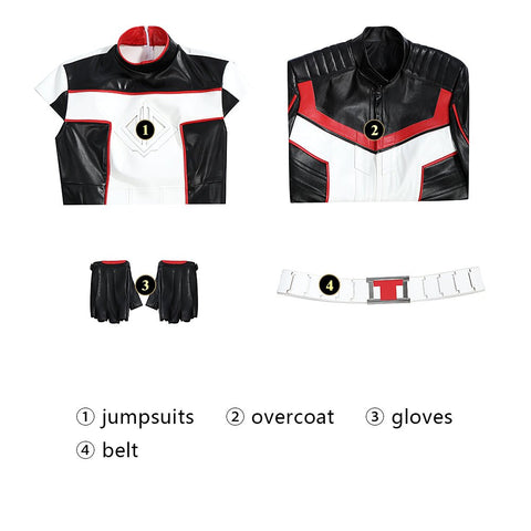 Movie Superhero Mister Terrific Cosplay - PU Leather Stand Collar Jacket & Tights - DC Universe Superhero - Coscosmos