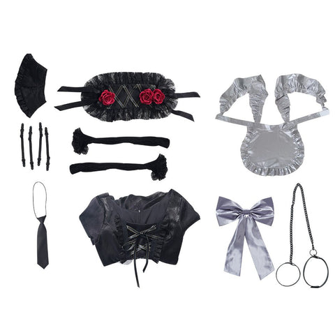 MROZUL My Dress Up Darling Cosplay Costume Marin Kitagawa Maid Dress Skirt Halloween Lolita Suit - Coscosmos