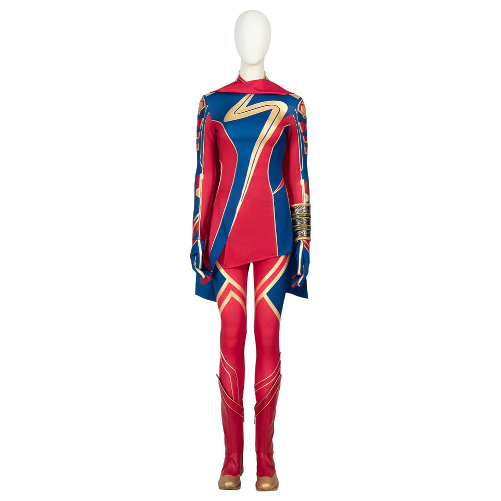 Ms. Marvel Kamala Khan Cosplay Costume from Captain Marvel 2 - Coscosmos