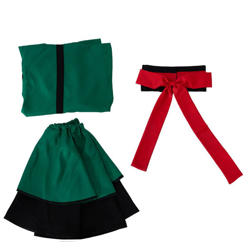 My Hero Academia Deku Cosplay Costume - Izuku Midoriya Red Belt Hero Outfit Kimono Set - Coscosmos