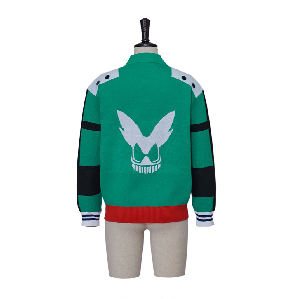 My Hero Academia Izuku Midoriya "Deku" Knitted Cardigan Sweater - Anime Cosplay Casual Wear - Coscosmos