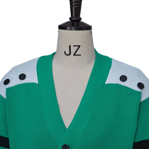 My Hero Academia Izuku Midoriya "Deku" Knitted Cardigan Sweater - Anime Cosplay Casual Wear - Coscosmos
