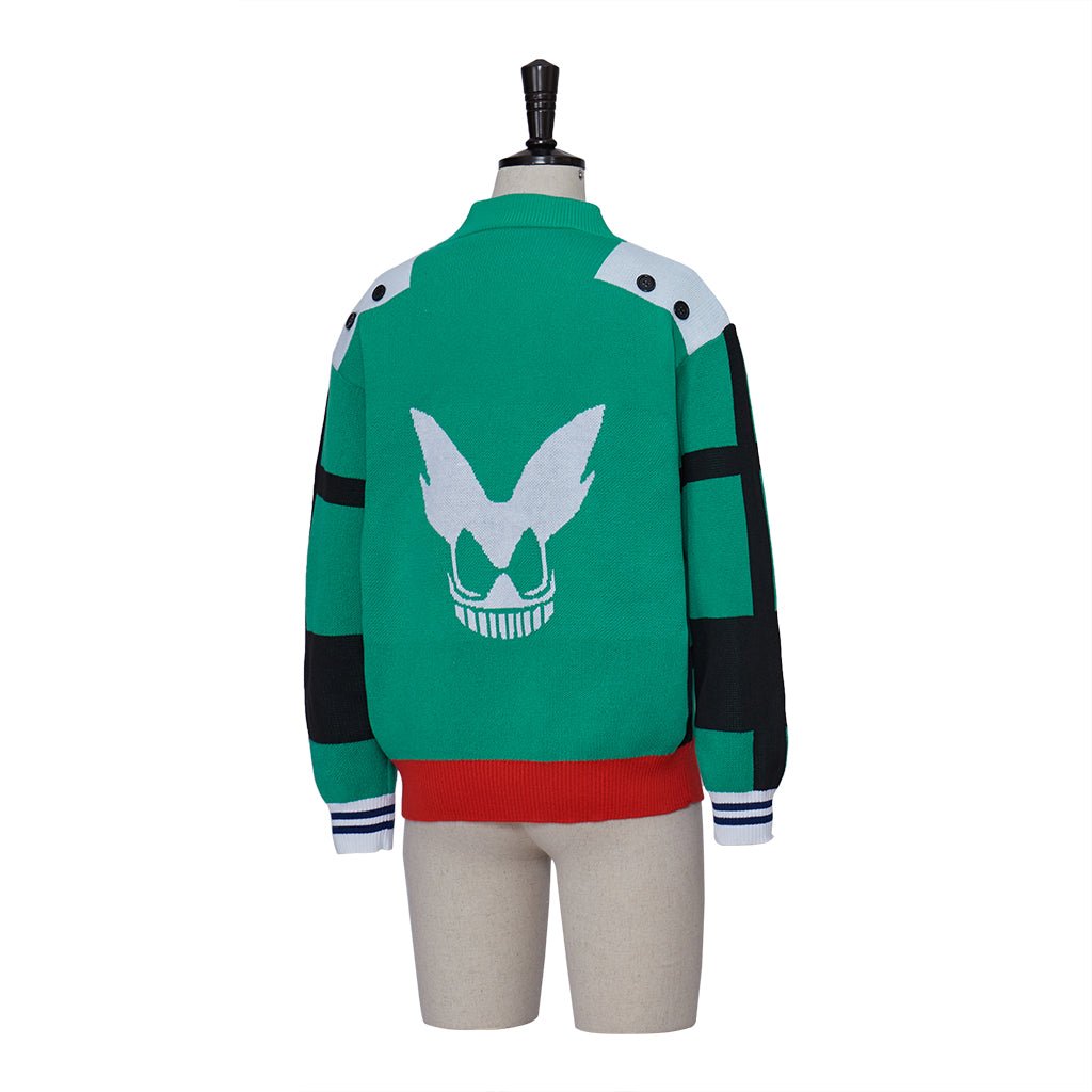 My Hero Academia Izuku Midoriya "Deku" Knitted Cardigan Sweater - Anime Cosplay Casual Wear - Coscosmos