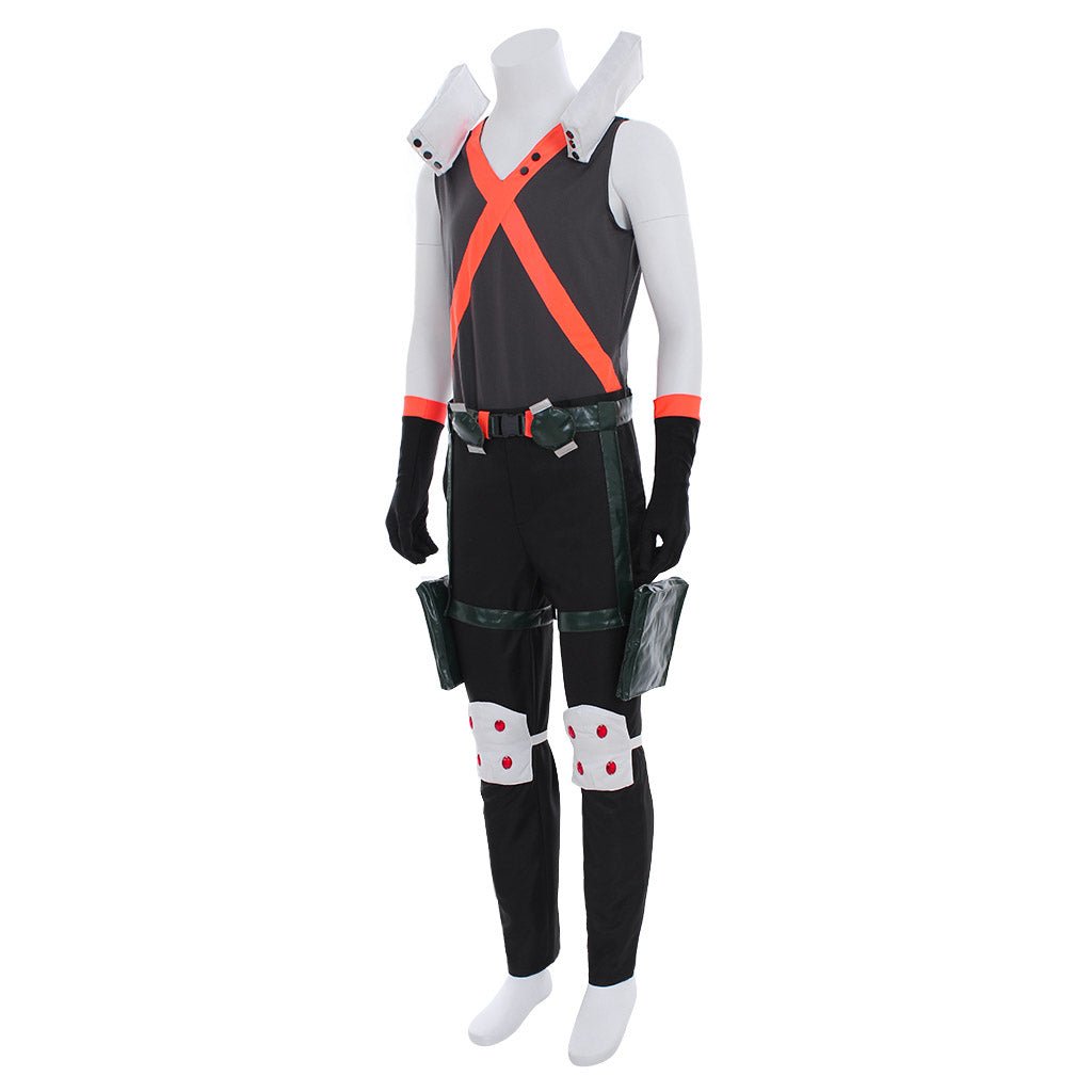 My Hero Academia Katsuki Bakugou Cosplay Costume Full Set - Explosive Hero Style - Coscosmos