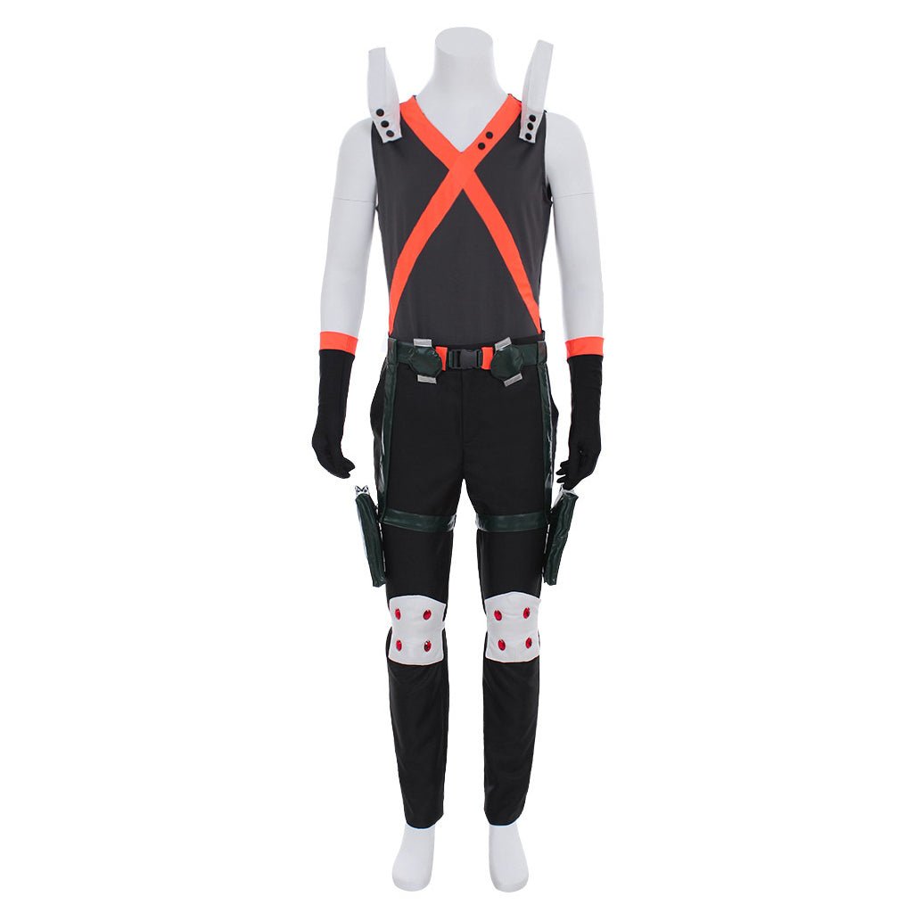 My Hero Academia Katsuki Bakugou Cosplay Costume Full Set - Explosive Hero Style - Coscosmos