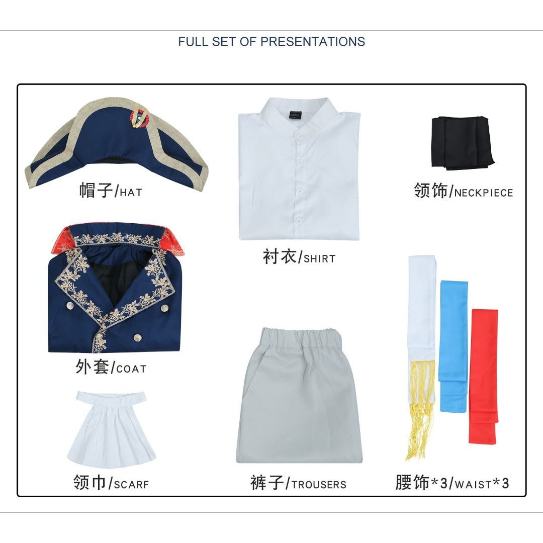 Napoleon Movie Napoleon Medieval Vintage Court Cosplay Costume - Coscosmos