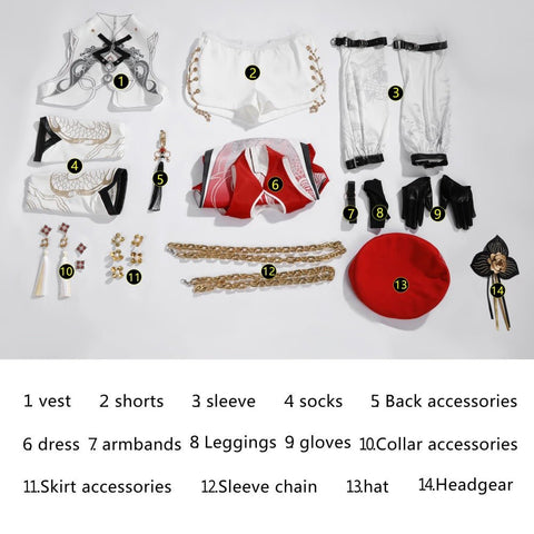 Naraka: Bladepoint Ji Yingying (Code: Kitchen Smoke) Cosplay Costume - Perfect for Game Fans - Coscosmos