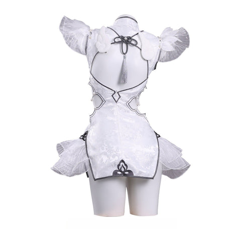 Naraka: Bladepoint Yin Ziping Jade Soul Ice Heart Cheongsam Cosplay Costume - Coscosmos