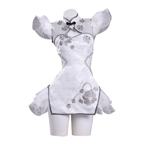 Naraka: Bladepoint Yin Ziping Jade Soul Ice Heart Cheongsam Cosplay Costume - Coscosmos