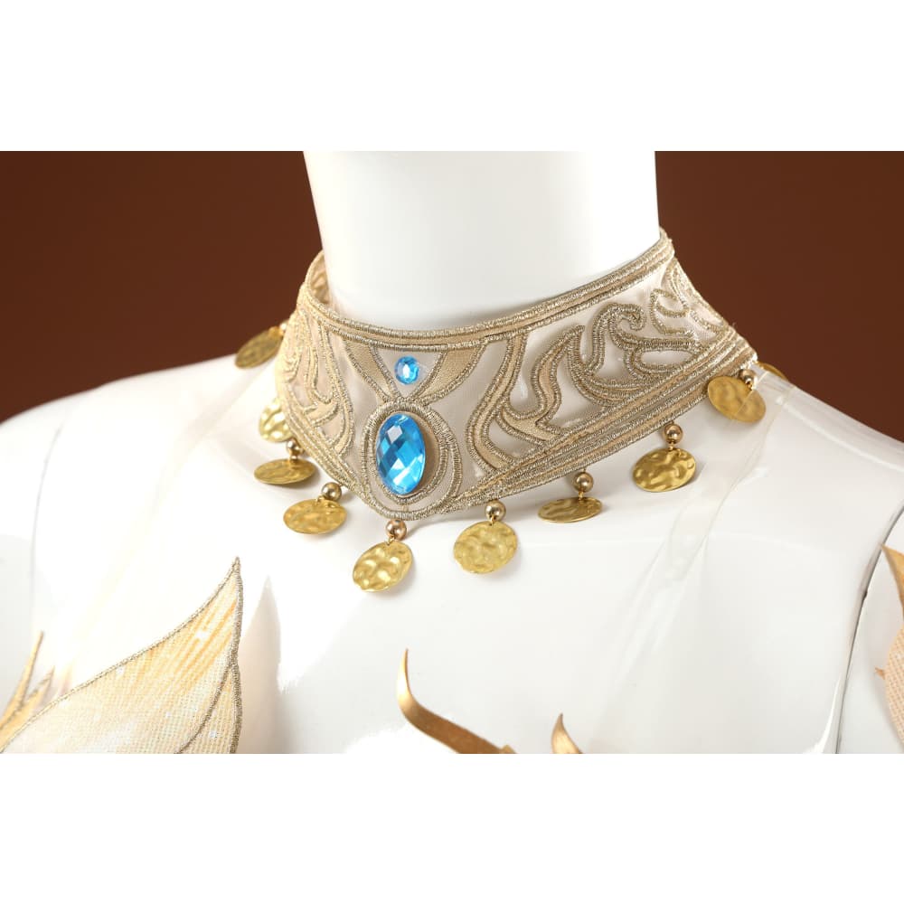 Naraka: Bladepoint Yueshan “Golden Crow Blazing Sun” & Tarka Ji “Nine - Tailed Celestial Fox” Cosplay Costume Set for Game Fans - Coscosmos