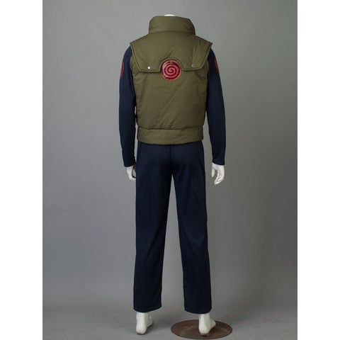 Naruto Hatake Kakashi Military Uniform Cosplay Costume, Anime Male Outfit for Halloween Carnival Party - Coscosmos