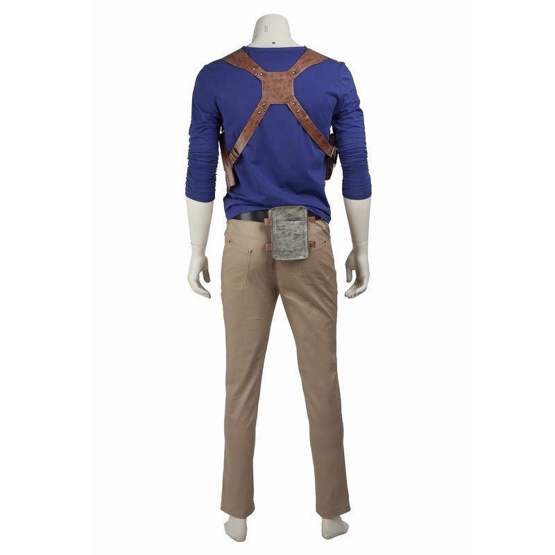 Nathan Drake Costume - Uncharted 4: A Thief's End Deluxe Cosplay Full Set - Coscosmos