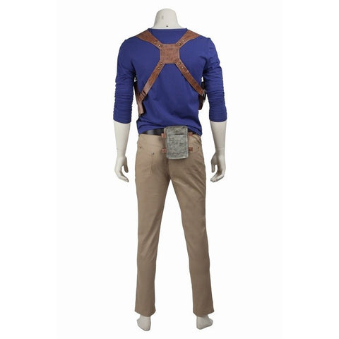 Nathan Drake Costume - Uncharted 4: A Thief's End Deluxe Cosplay Full Set - Coscosmos