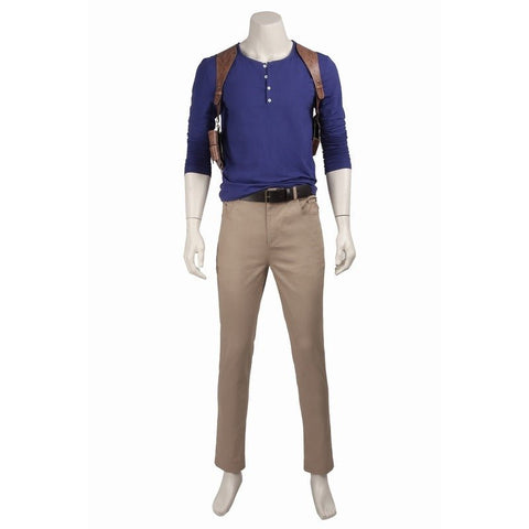Nathan Drake Costume - Uncharted 4: A Thief's End Deluxe Cosplay Full Set - Coscosmos