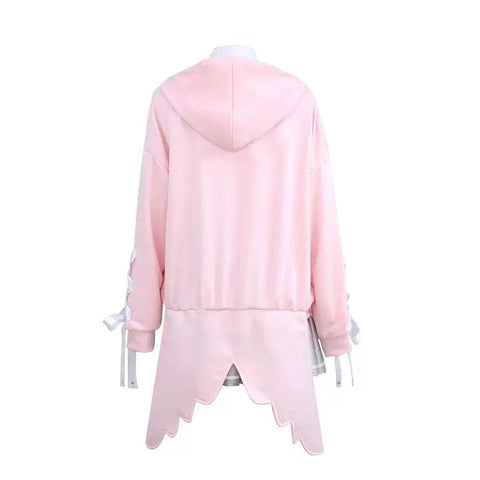 Needy Girl Overdose Amatsuka Sweater Cosplay Full Set Casual Outfit for Women - Coscosmos