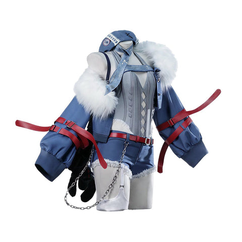 Neon Genesis Evangelion Rei Ayanami Cosplay Costume Rock Band Fanmade Female Outfit - Coscosmos