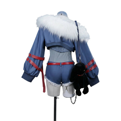 Neon Genesis Evangelion Rei Ayanami Cosplay Costume Rock Band Fanmade Female Outfit - Coscosmos