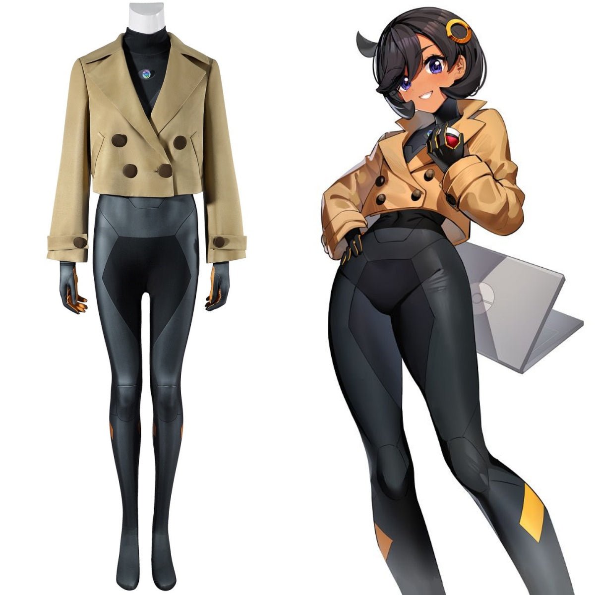 New arrival Pokémon Legends: Z - A Mallow Emma Complete Cosplay Costume Official Nintendo Game Outfit Set - Coscosmos