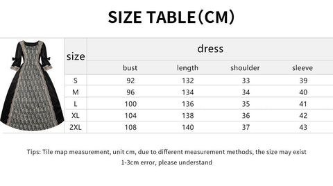 New Court Retro Dress Gown Performance Dance Noble Party Lace Satin Dress - Coscosmos