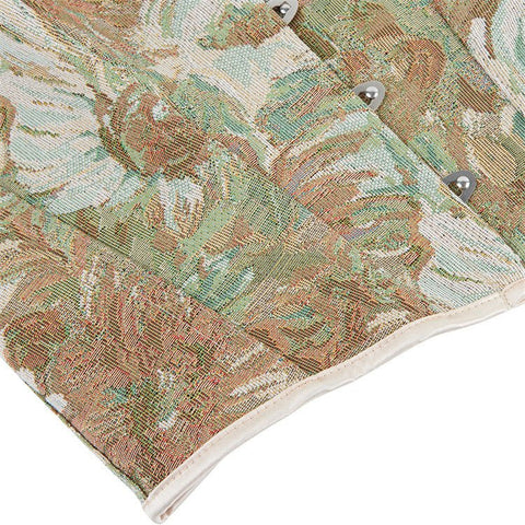 New Green Ribbon Halter Women's Bustier Corset Top - Elegant Cosplay Costume - Coscosmos