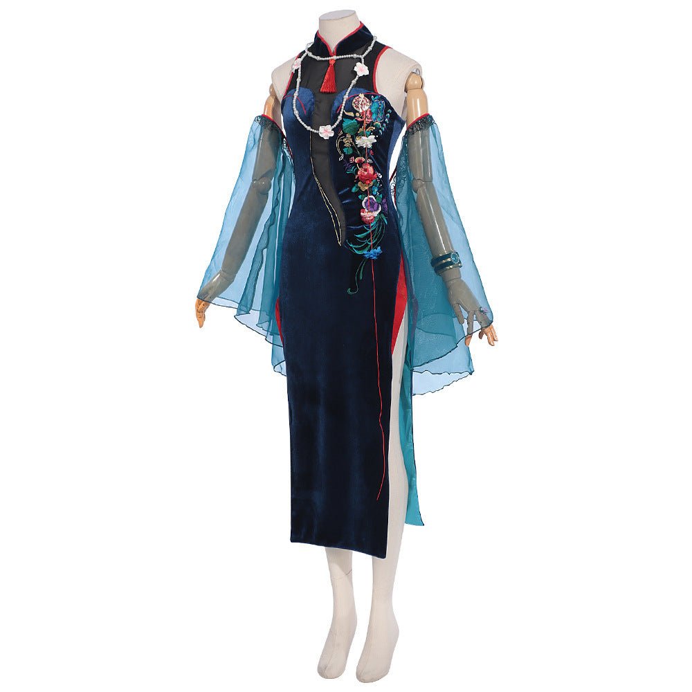 New Path to Nowhere Cosplay Costume Carmen Net Drunken Together Game Grin Ghost Bride Anime Cheongsam - Coscosmos