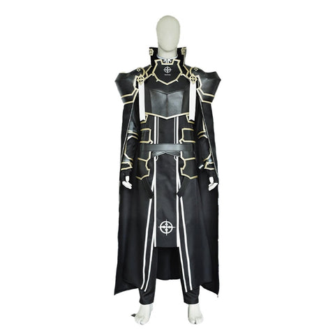 New Sword Art Online Integrity Knight Kirito Cosplay Costume, Full Set Anime Outfit for SAO Alicization Role Play - Coscosmos