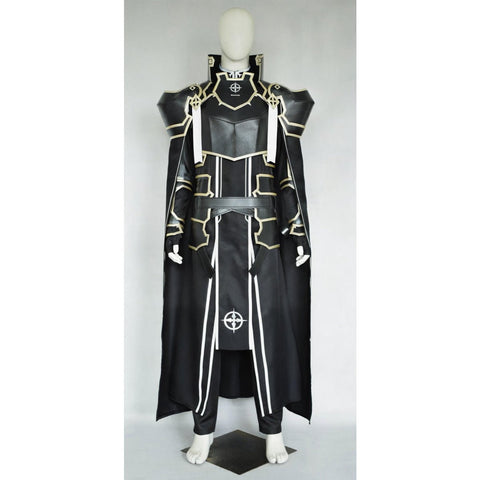 New Sword Art Online Integrity Knight Kirito Cosplay Costume, Full Set Anime Outfit for SAO Alicization Role Play - Coscosmos