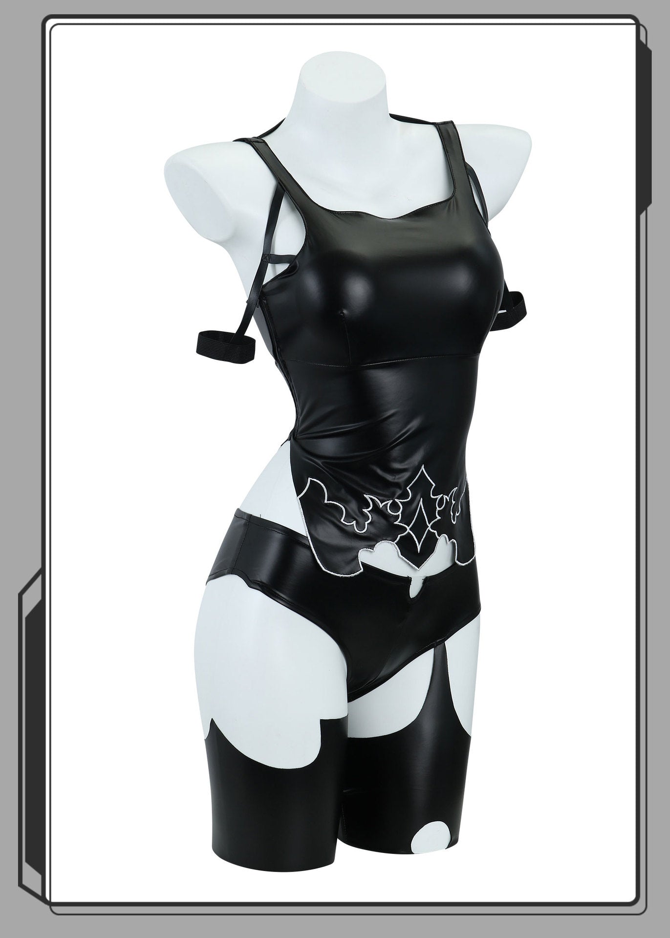 NieR:Automata Sexy YoRHa A2 Cosplay Costume Anime Latex Fitting Suit - Coscosmos